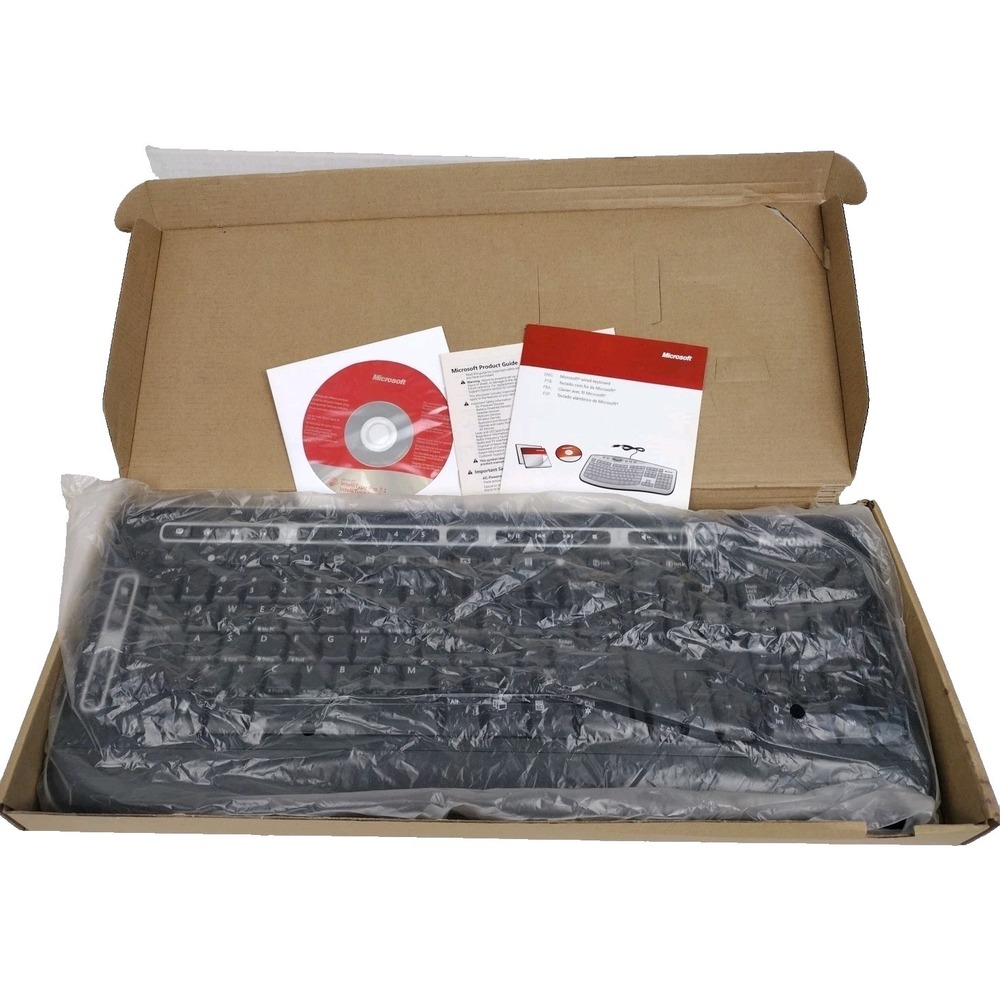 Microsoft Digital Media Keyboard 3000 Wired Model 1343 New Open Box